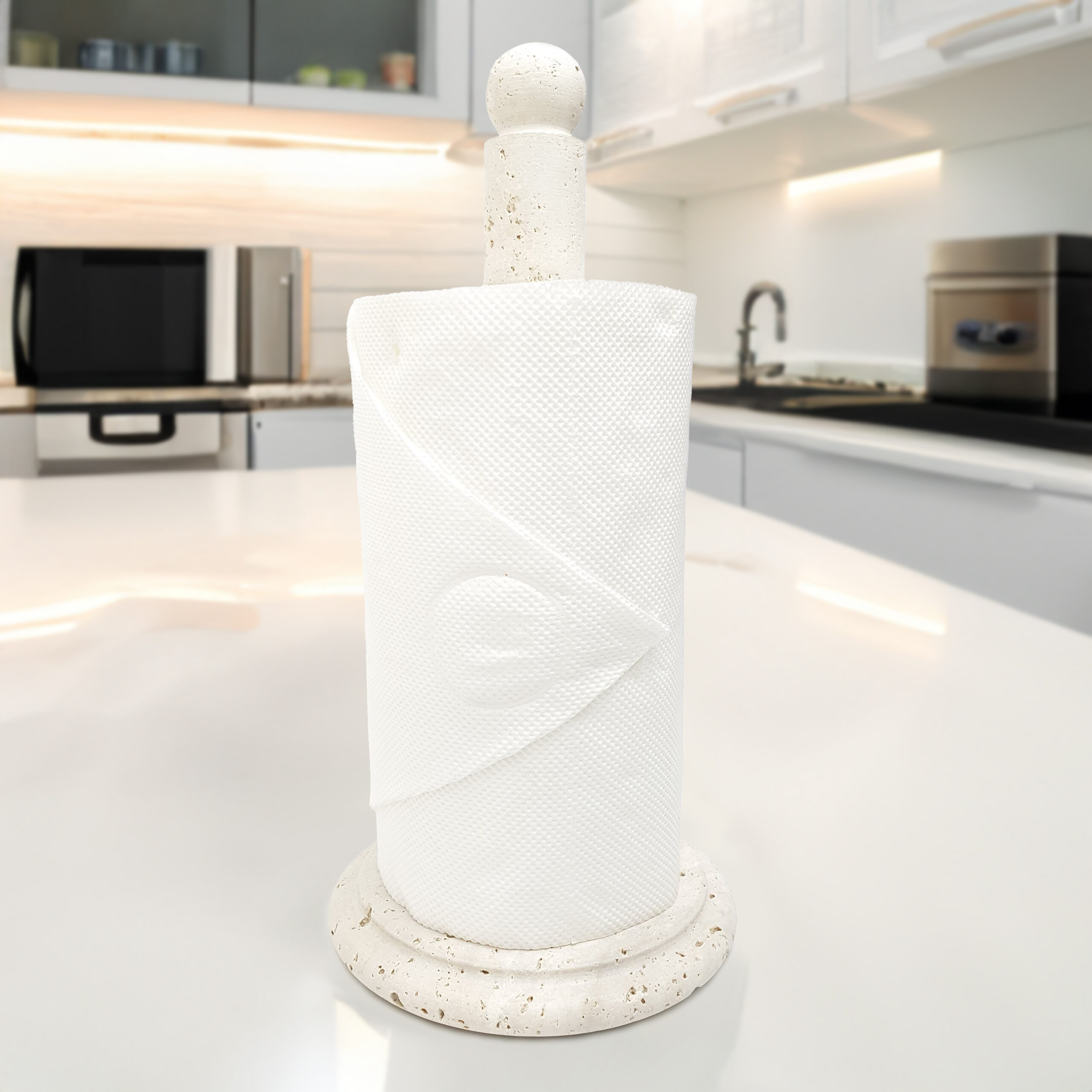 Handmade Marble Kitchen Paper Towel Holder
