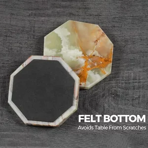 Handmade Marble Coaster Plates