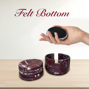 Handmade Marble Coaster Set