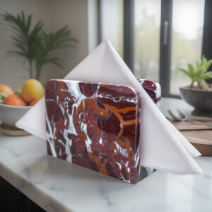 Handmade Napkin Holder Marble Dining Table Simple Modern Office Décor & Bar Napkins