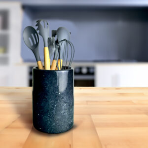 Handmade Marble Utensil Holder – Home Accessories