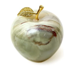 Home/Office Decoration Apple Style Handmade Marble Paperweight