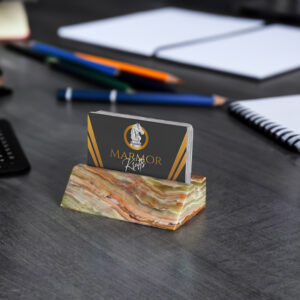 Handmade Marble Business Card Holder