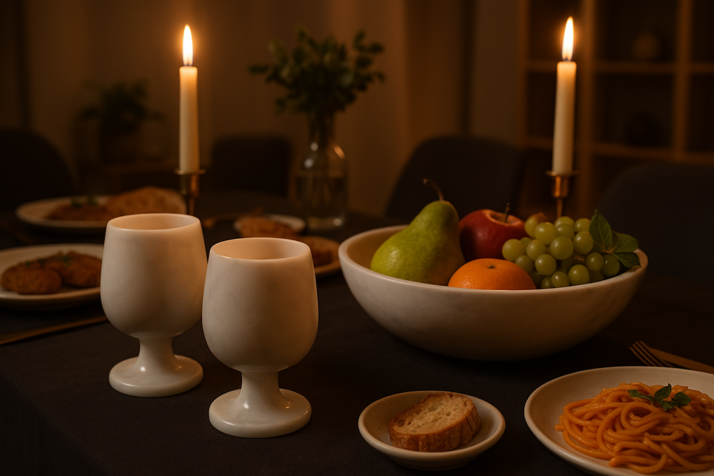 Elegant Marble Tableware Collection